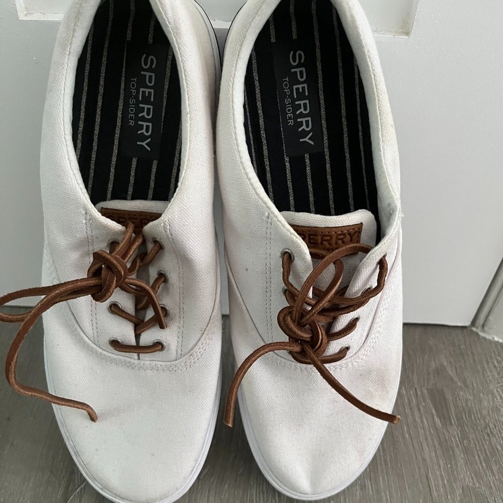 Men's Sperry Canvas Shoes Size 11